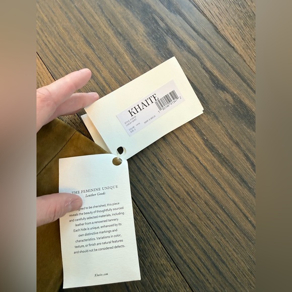 NWT $3900 Khaite suede loxley skirt size 2 - Picture 3 of 4